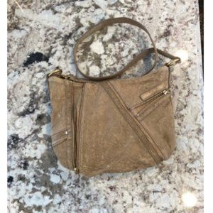 New MARC JACOBS CROSSBODY BAG Tan  with zipper detail